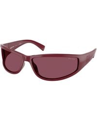 Miu Miu - Mu C06Su 24N30Y Sunglasses Acetate Geometric Normal - Lyst