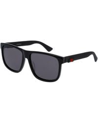 Gucci - Gg0010S 001 Sunglasses Acetate Squared Normal - Lyst