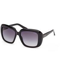 Guess - Gu00288 01B Sunglasses Injected Smoke Squared Normal - Lyst