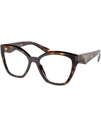 Prada - Pr 20Zv 14L1O1 Optical Frames Acetate Geometric Normal - Lyst