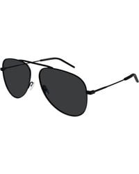 Saint Laurent - Sl 800 001 Sunglasses Metal Pilot - Lyst