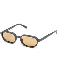 Guess - Gu00233 20E Sunglasses Injected Geometric Normal - Lyst