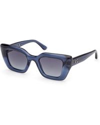 Guess - Gu00353 90W Sunglasses Injected Squared Normal - Lyst
