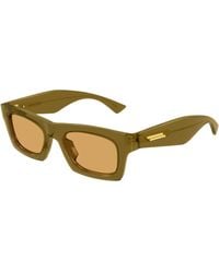 Bottega Veneta - Bv1457S 005 Sunglasses Acetate Squared - Lyst