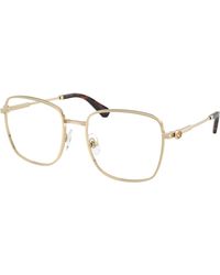 Swarovski - Sk1036 4013 Optical Frames Metal Transparent Squared Normal - Lyst
