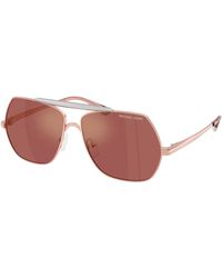 Michael Kors - Mk1173 Denver 1108E4 Sunglasses Metal Pilot Normal - Lyst