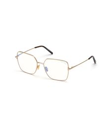 Tom Ford - Ft5739-B 028 Optical Frames Metal Geometric Normal - Lyst
