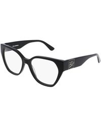 KARL LAGERFELD - Kl6053 001 Optical Frames Acetate Squared Normal Normal - Lyst