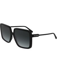 KARL LAGERFELD - Kl6187S 001 Sunglasses Acetate Squared Normal - Lyst