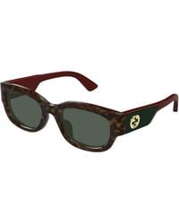 Gucci - Gg1667Sk 002 Sunglasses Acetate Round - Lyst