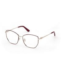 Guess - Gu2825 071 Optical Frames Metal Squared Normal - Lyst