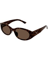 Balenciaga - Bb0369Sk 002 Sunglasses Acetate Round - Lyst