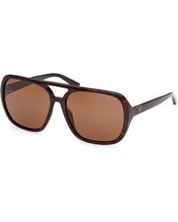 Guess - Gu00351 52E Sunglasses Injected Pilot Normal - Lyst