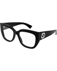 Gucci - Gg1846O 001 Optical Frames Acetate Transparent Butterfly - Lyst