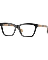 Burberry - Be2440 4161 Optical Frames Acetate Transparent Squared Normal - Lyst