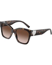 Tiffany & Co. - Tf4216 80153B Sunglasses Acetate Squared Normal Shaded - Lyst