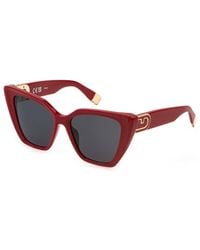 Furla - Sfu879 09Lb Sunglasses Acetate Smoke Butterfly Normal - Lyst