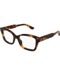 Chloé - Ch0380O 002 Optical Frames Acetate Transparent Cat Eye - Lyst