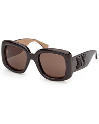 Max Mara - Mm0207 50E Sunglasses Injected Butterfly Normal - Lyst