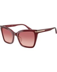 Emporio Armani - Ea4273Bu 6377A5 Sunglasses Acetate Squared Normal Nuanced - Lyst