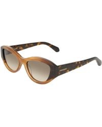 Ferragamo - Sf2104S 264 Sunglasses Acetate Round Normal - Lyst