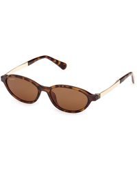 MAX&Co. - Mo0158 93N Sunglasses Injected Round Normal - Lyst