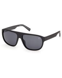 Timberland - Tb00094 02D Sunglasses Injected Smoke Pilot Polarized - Lyst