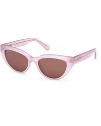 MAX&Co. - Mo0127 72E Sunglasses Acetate Cat Eye Normal - Lyst