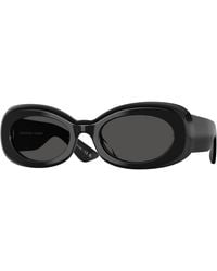 Oliver Peoples - Ov5606Su 1992C 100587 Sunglasses Acetate Round Normal - Lyst