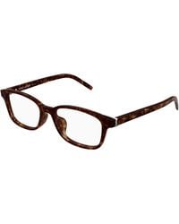 Saint Laurent - Sl M151/J 002 Optical Frames Acetate Transparent Squared - Lyst