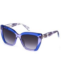 Just Cavalli - Sjc174V 06La Sunglasses Acetate Smoke Butterfly Normal Nuanced - Lyst