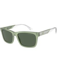 Emporio Armani - Ea4224 609471 Sunglasses Acetate Squared Normal - Lyst