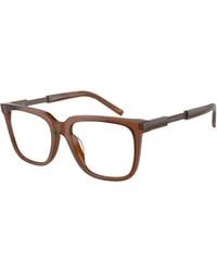Giorgio Armani - Ar7252U 6049 Optical Frames Acetate Transparent Squared Normal - Lyst