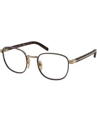 Prada - Pr D50V 5Ak1O1 Optical Frames Metal Transparent Pantos Normal - Lyst