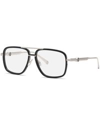 Philipp Plein - Vpp063M Plein Rock Superhero 0K07 Optical Frames Metal Squared - Lyst