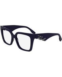 KARL LAGERFELD - Kl6170 541 Optical Frames Acetate Squared Normal - Lyst