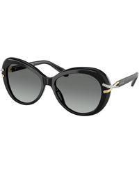 Swarovski - Sk6026 100111 Sunglasses Acetate Butterfly Normal Shaded - Lyst