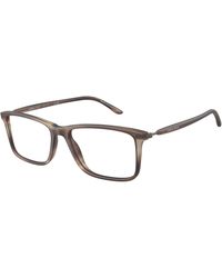 Giorgio Armani - Ar7261 6167 Optical Frames Acetate Transparent Squared Normal - Lyst