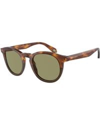Giorgio Armani - Ar8192 598814 Sunglasses Acetate Pantos Normal - Lyst
