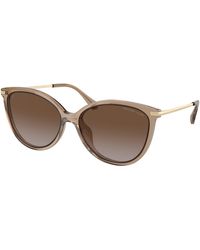 Michael Kors - Mk2184U Dupont 3938T5 Sunglasses Injected Cat Eye Polarized Shaded - Lyst