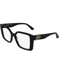KARL LAGERFELD - Kl6241 601 Optical Frames Acetate Squared Normal - Lyst
