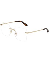 Jimmy Choo - Jc2020B 3017 Optical Frames Metal Transparent Squared Normal - Lyst
