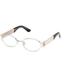 Guess - Gu50314 033 Optical Frames Metal Round Normal - Lyst