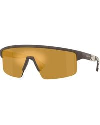 Burberry - Be4498 42345A Sunglasses Injected Squared Mirror - Lyst