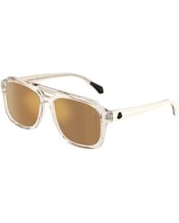 Moncler - Me6024 Vantos 30032T Sunglasses Acetate Pillow Polarized Mirrored - Lyst