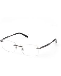 Timberland - Tb50075 007 Optical Frames Metal Squared Normal - Lyst