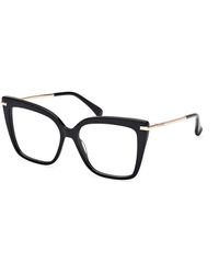 Max Mara - Mm5144 001 Optical Frames Acetate Butterfly Normal - Lyst