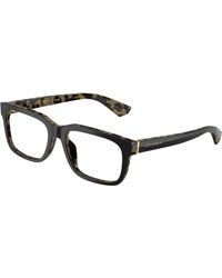 Dolce & Gabbana - Dg3432 3404 Optical Frames Acetate Squared Normal - Lyst