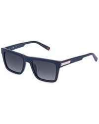 Fila - Sfia11V D82P Sunglasses Acetate Smoke Squared Shaded - Lyst