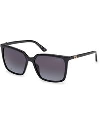 Guess - Gu00258 01B Sunglasses Injected Smoke Squared Normal - Lyst